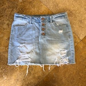 Forever 21 girls denim skirt